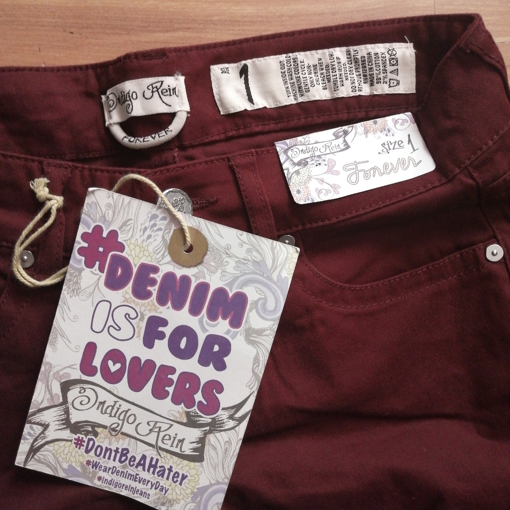 Burgundy pants